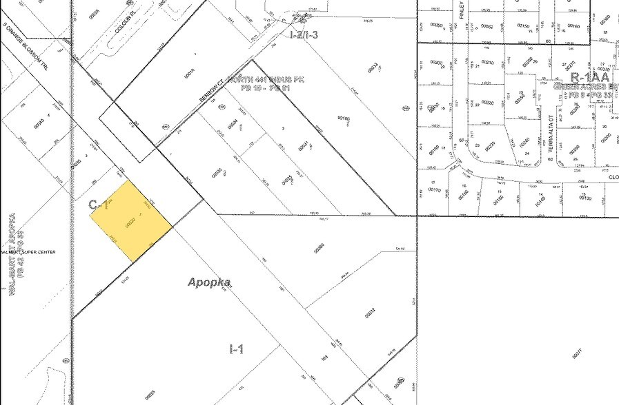 1710 S Orange Blossom Trl, Apopka, FL à louer - Plan cadastral – Image 2 sur 7