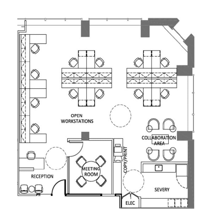 1235 Bay St, Toronto, ON à louer Plan d’étage– Image 1 sur 1