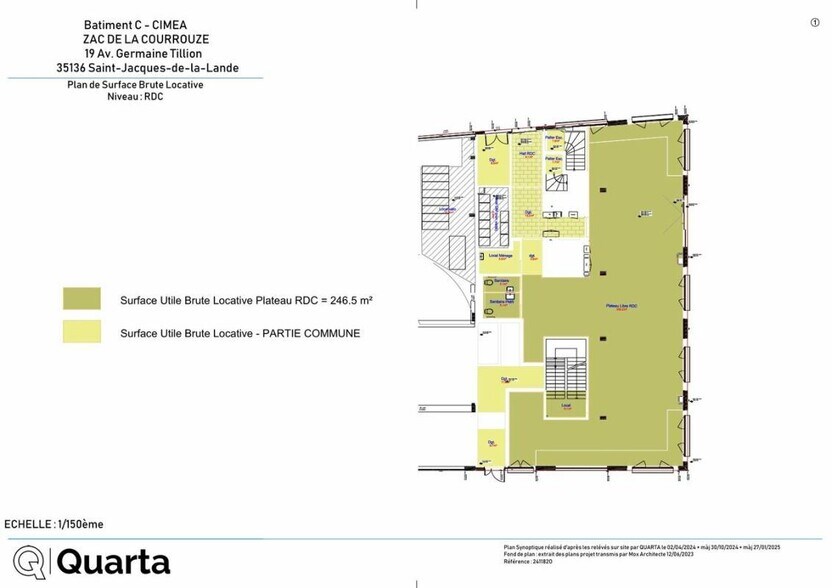 Bureau dans Rennes à vendre - Plan d’étage – Image 2 sur 4