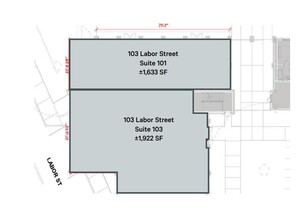 100 Labor St, San Antonio, TX à louer Plan d’étage– Image 1 sur 1