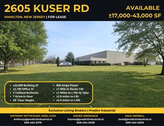 Plus de détails pour 2605 Kuser Rd, Hamilton, NJ - Bureau, Industriel/Logistique à louer