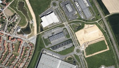 Sainghin-en-Mélantois - Vue aérienne  vue de carte