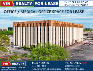 Plus de détails pour 1919 N Loop W, Houston, TX - Bureau/Médical à louer