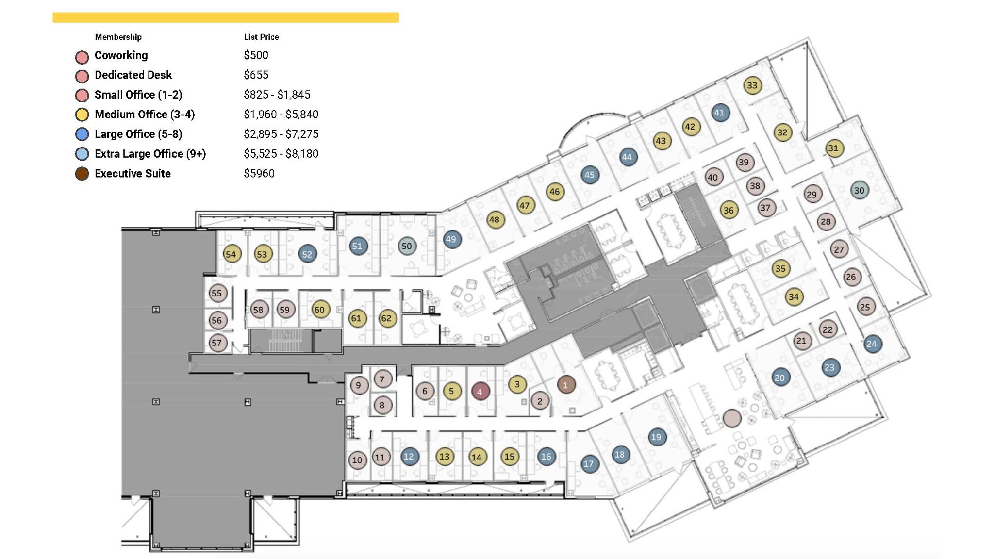 4250 N Drinkwater Blvd, Scottsdale, AZ à louer Plan d’étage– Image 1 sur 1