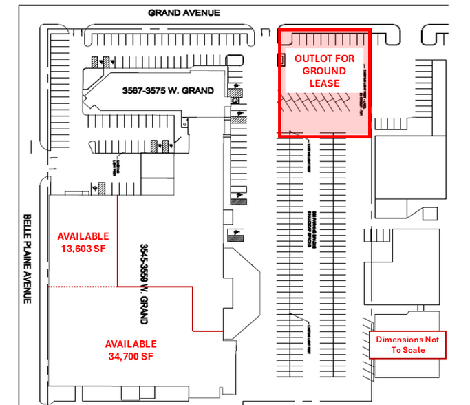 3545 Grand Ave, Gurnee, IL à louer - Photo de l’immeuble – Image 3 sur 5