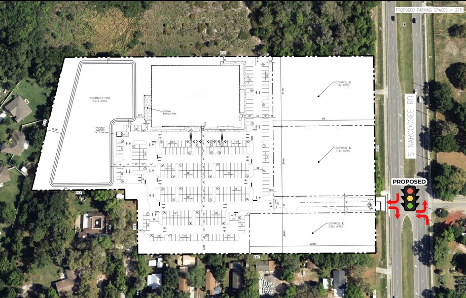 950 S Narcoossee Rd, Saint Cloud, FL à louer - Plan de site – Image 3 sur 4