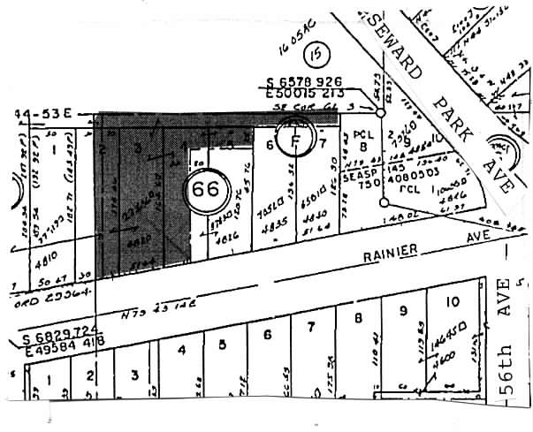 9416 Rainier Ave S, Seattle, WA à louer - Plan cadastral – Image 2 sur 5