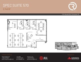 11100 Wayzata Blvd, Minnetonka, MN à louer Plan d’étage– Image 1 sur 1