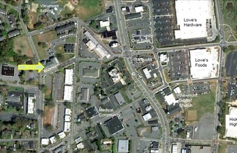 1410 4th Street Dr NW, Hickory, NC - VUE AÉRIENNE  vue de carte