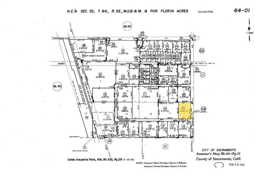 6750 Florin Perkins Rd, Sacramento, CA à louer - Plan cadastral – Image 2 sur 6