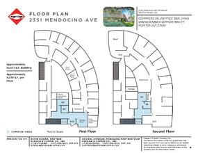 2351 Mendocino Ave, Santa Rosa, CA à louer Plan d’étage– Image 1 sur 5