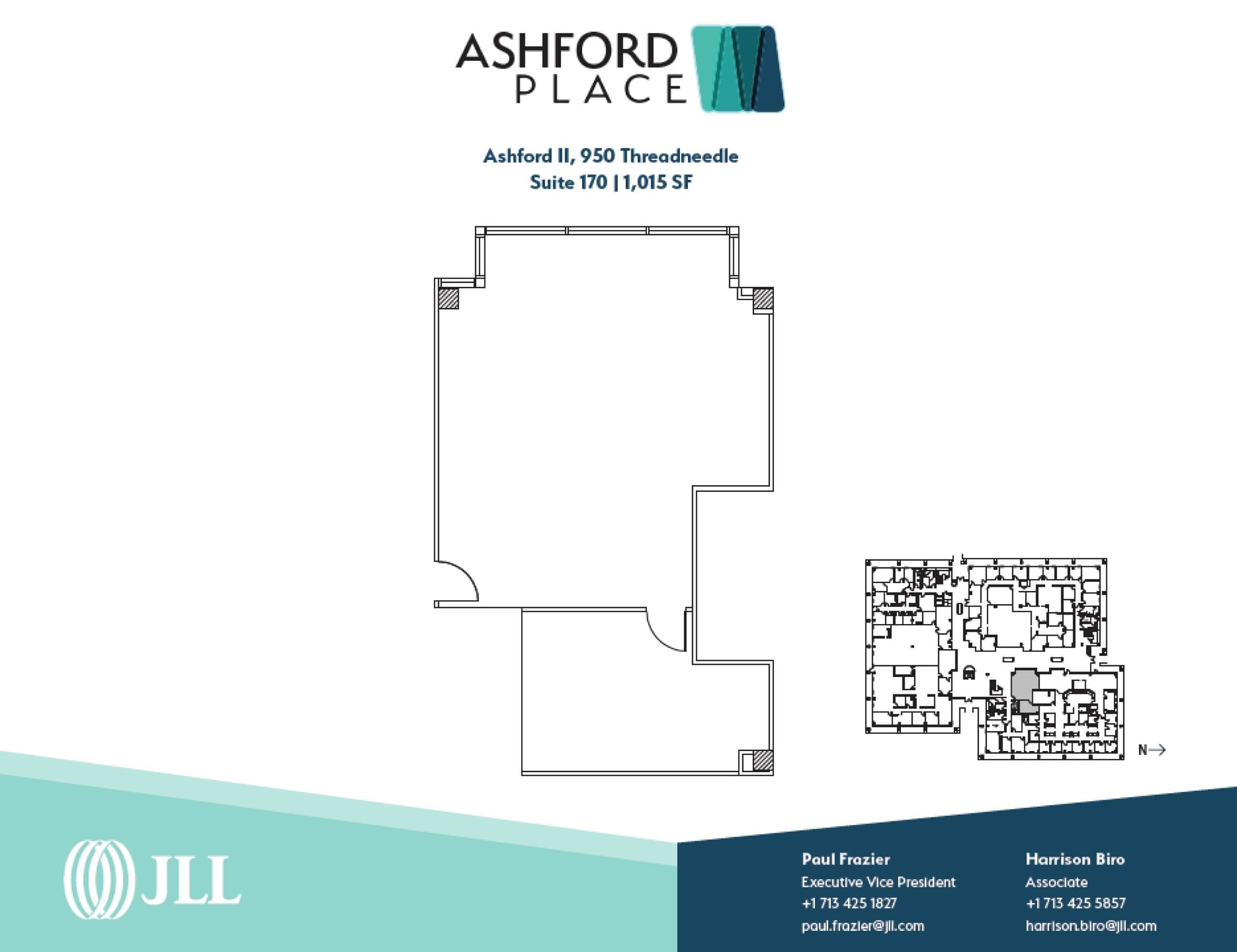 950 Threadneedle St, Houston, TX à louer Plan d’étage– Image 1 sur 1