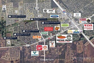 660-688 Fm-517, Dickinson, TX - VUE AÉRIENNE vue de carte - Image1