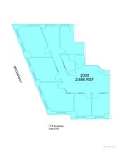 1776 Broadway, New York, NY à louer Plan de site– Image 1 sur 5