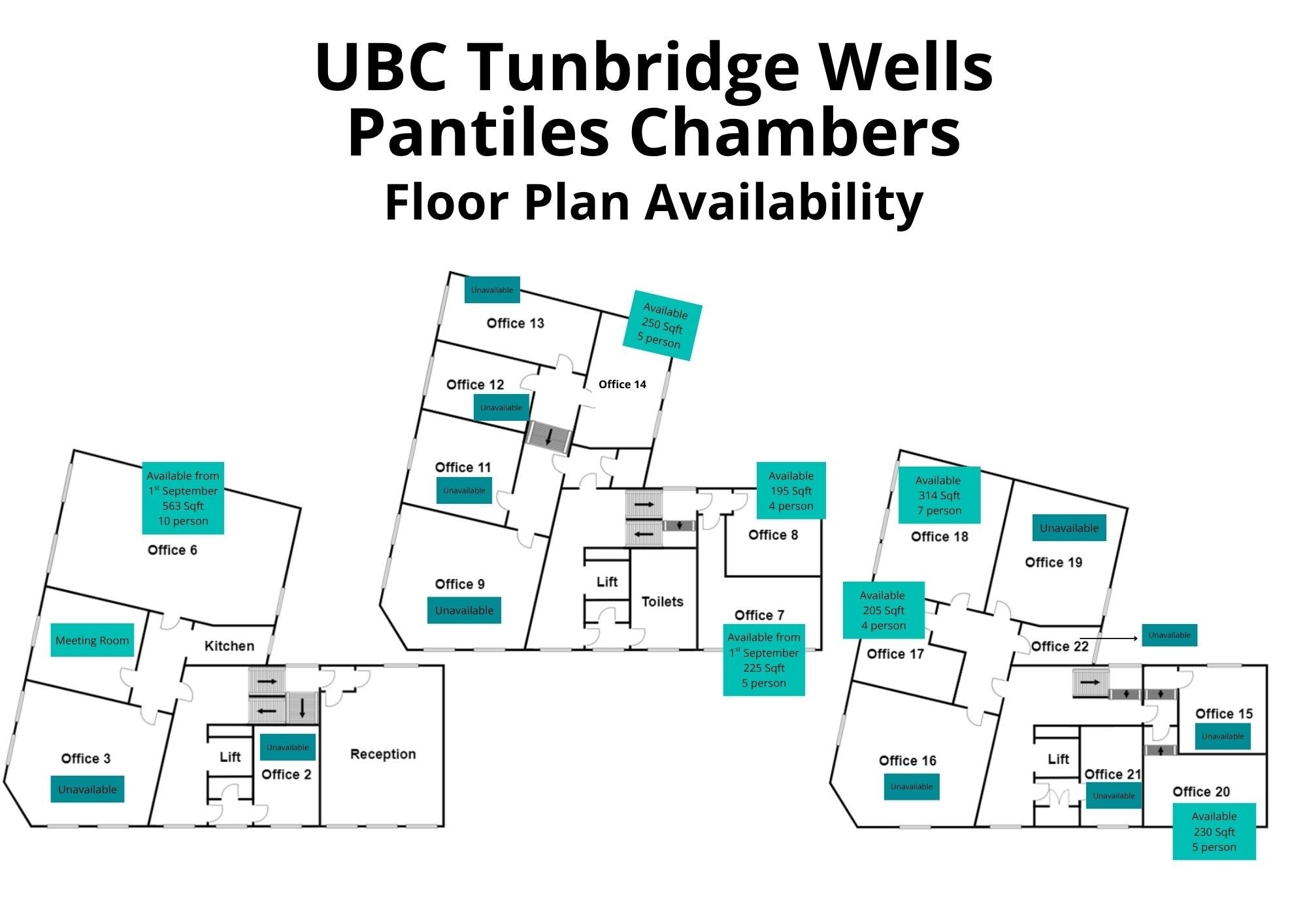 85 High St, Tunbridge Wells à louer Plan d’étage– Image 1 sur 1