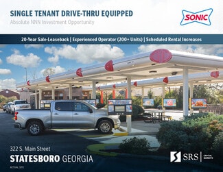 Plus de détails pour 322 S Main St, Statesboro, GA - Local commercial à vendre