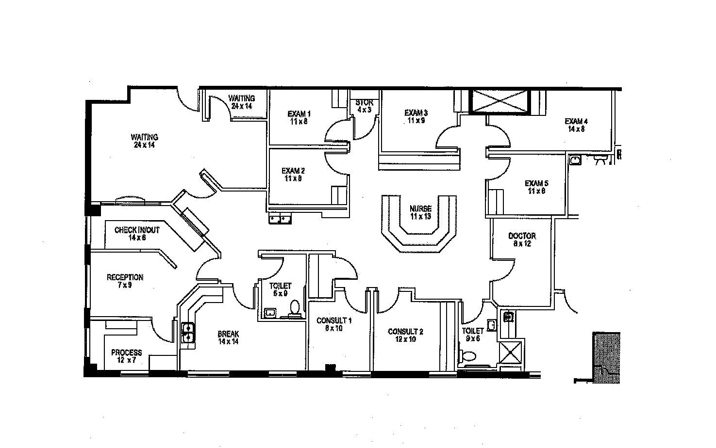 10370 Park Rd Ex, Charlotte, NC à louer Plan d’étage– Image 1 sur 1