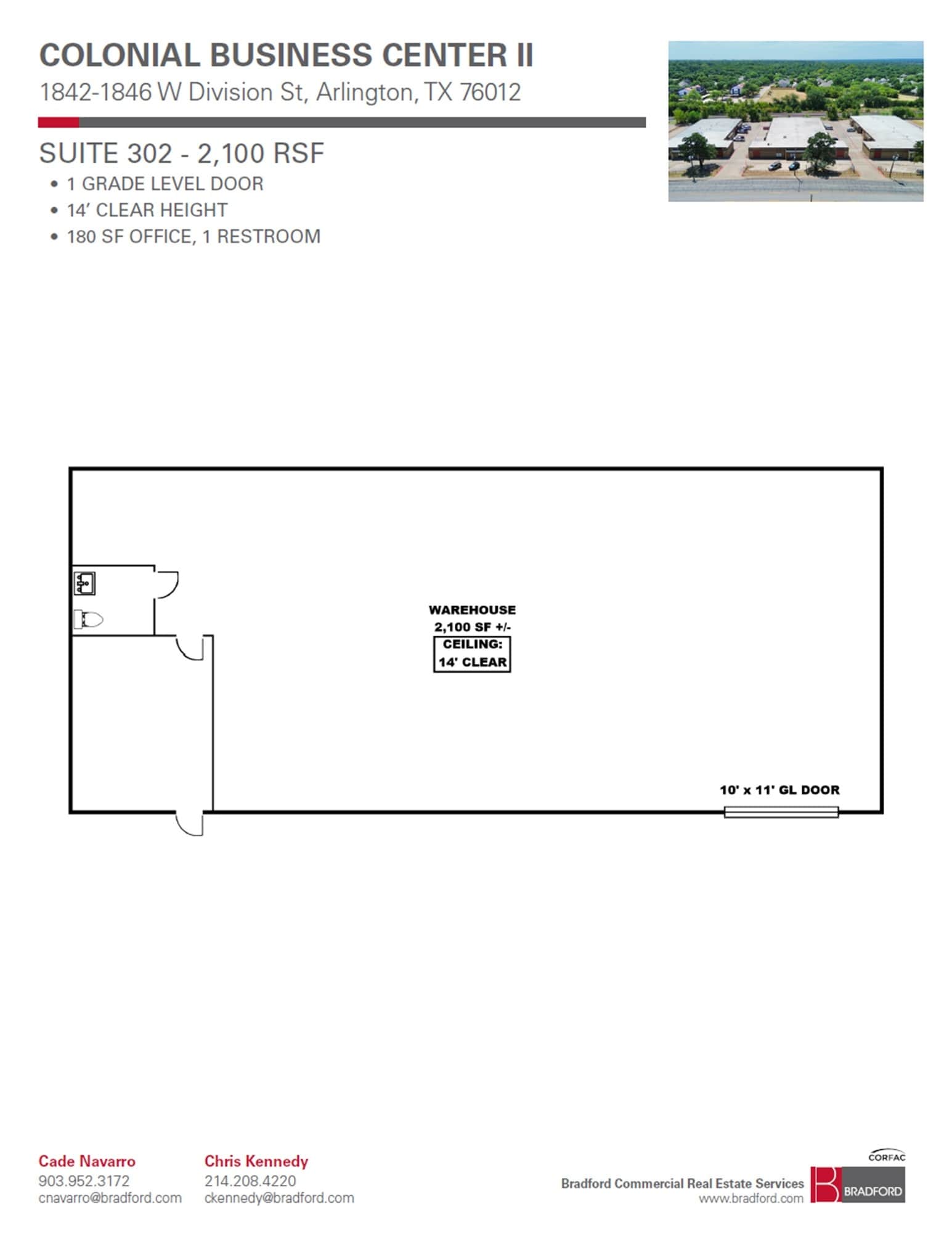 1846 W Division St, Arlington, TX à louer Plan d’étage– Image 1 sur 1