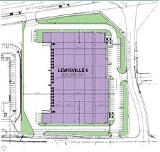 104 Holfords Prairie Rd, Lewisville, TX à louer Plan de site– Image 2 sur 2