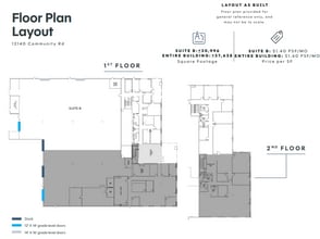 12140 Community Rd, Poway, CA à louer Plan d’étage– Image 1 sur 1
