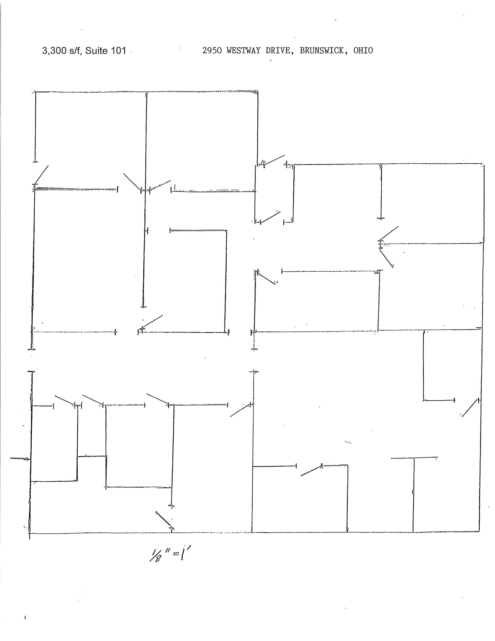 2950 Westway Dr, Brunswick, OH à louer Plan d’étage– Image 1 sur 1