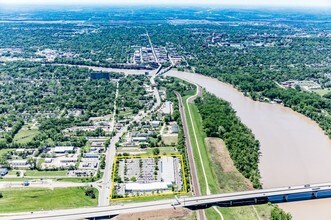 1025 N 3rd St, Lawrence, KS - VUE AÉRIENNE  vue de carte