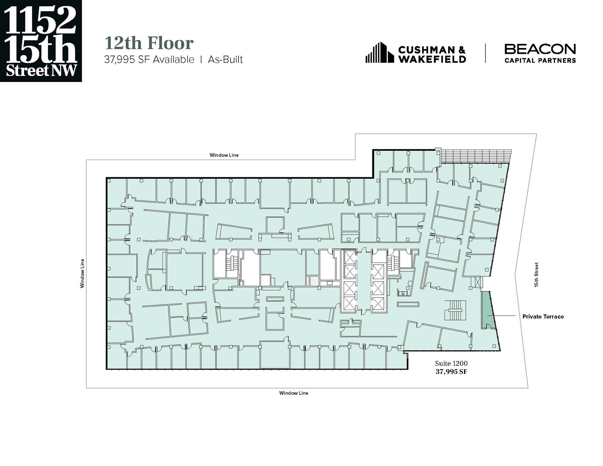 1152 15th St NW, Washington, DC à louer Plan d’étage– Image 1 sur 1