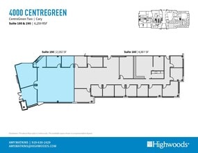 2000 CentreGreen Way, Cary, NC à louer Plan d’étage– Image 1 sur 2