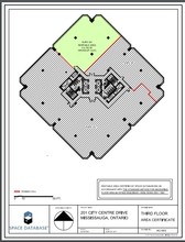 201 City Centre Dr, Mississauga, ON à louer Plan d’étage– Image 1 sur 1