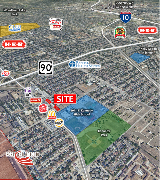 Thompson Pl, San Antonio, TX à vendre - Aérien – Image 2 sur 3