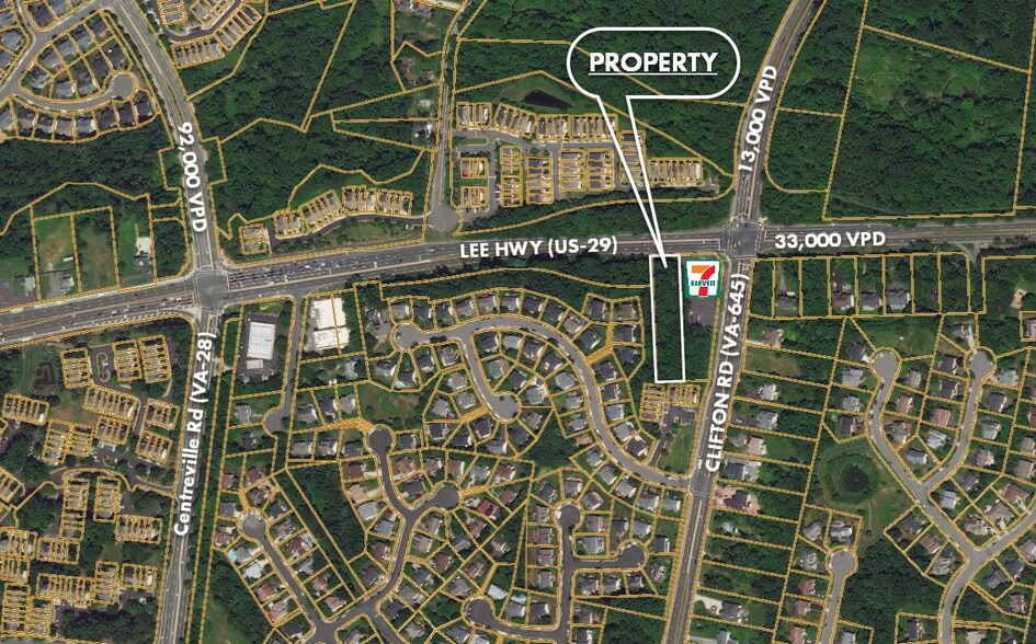 13309 Lee Hwy, Centreville, VA à vendre - Aérien – Image 2 sur 3