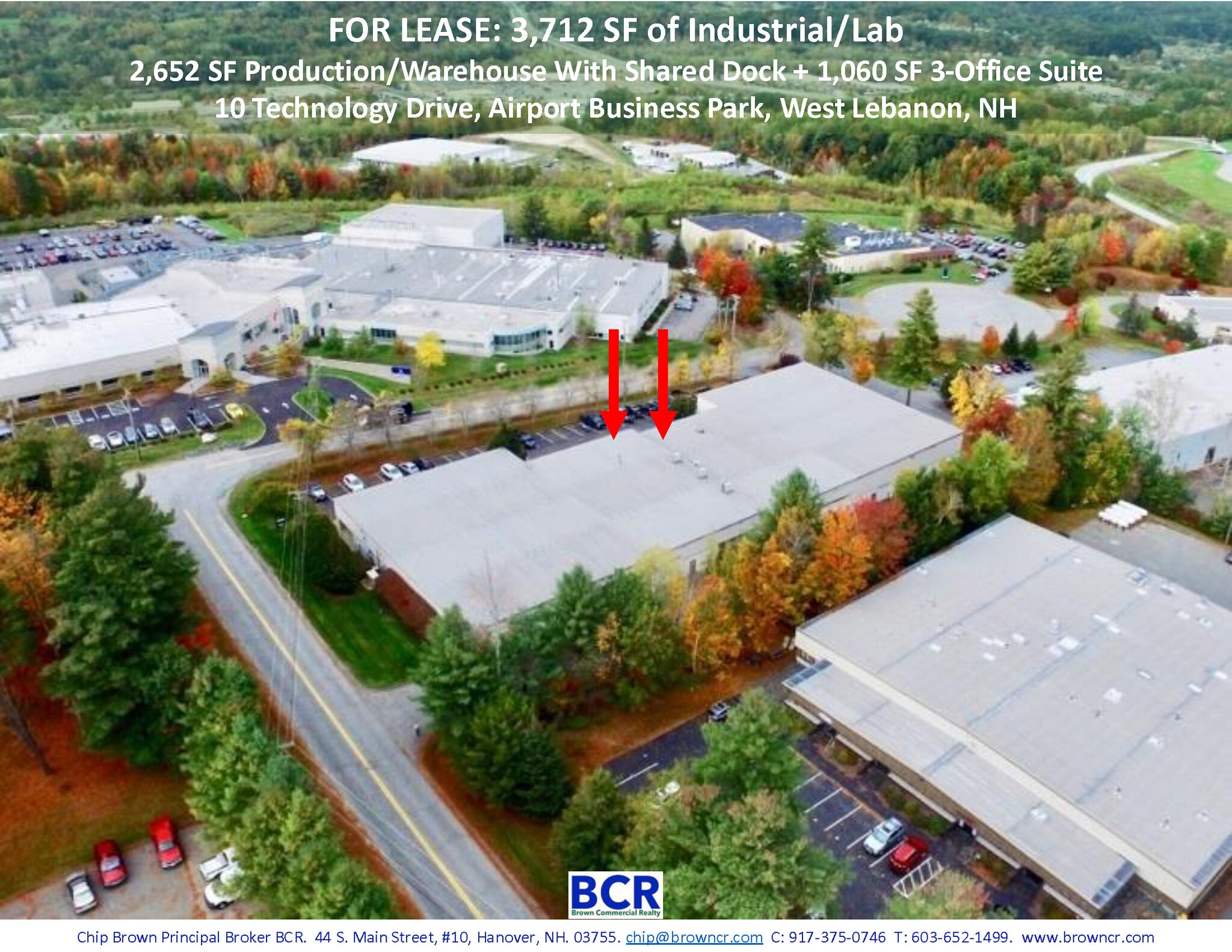 10 Technology Dr, West Lebanon, NH à louer Aérien– Image 1 sur 5