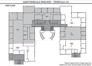 32605 Temecula Pky, Temecula, CA à louer Plan d’étage– Image 1 sur 1