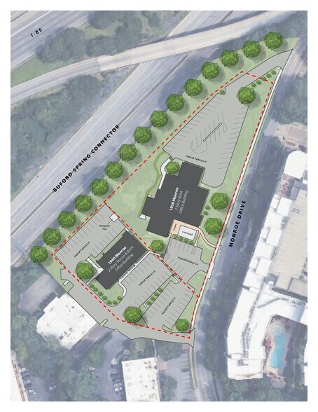 1958 Monroe Dr NE, Atlanta, GA à louer - Plan de site – Image 3 sur 5