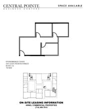 1651 E 4th St, Santa Ana, CA à louer Plan d’étage– Image 1 sur 1