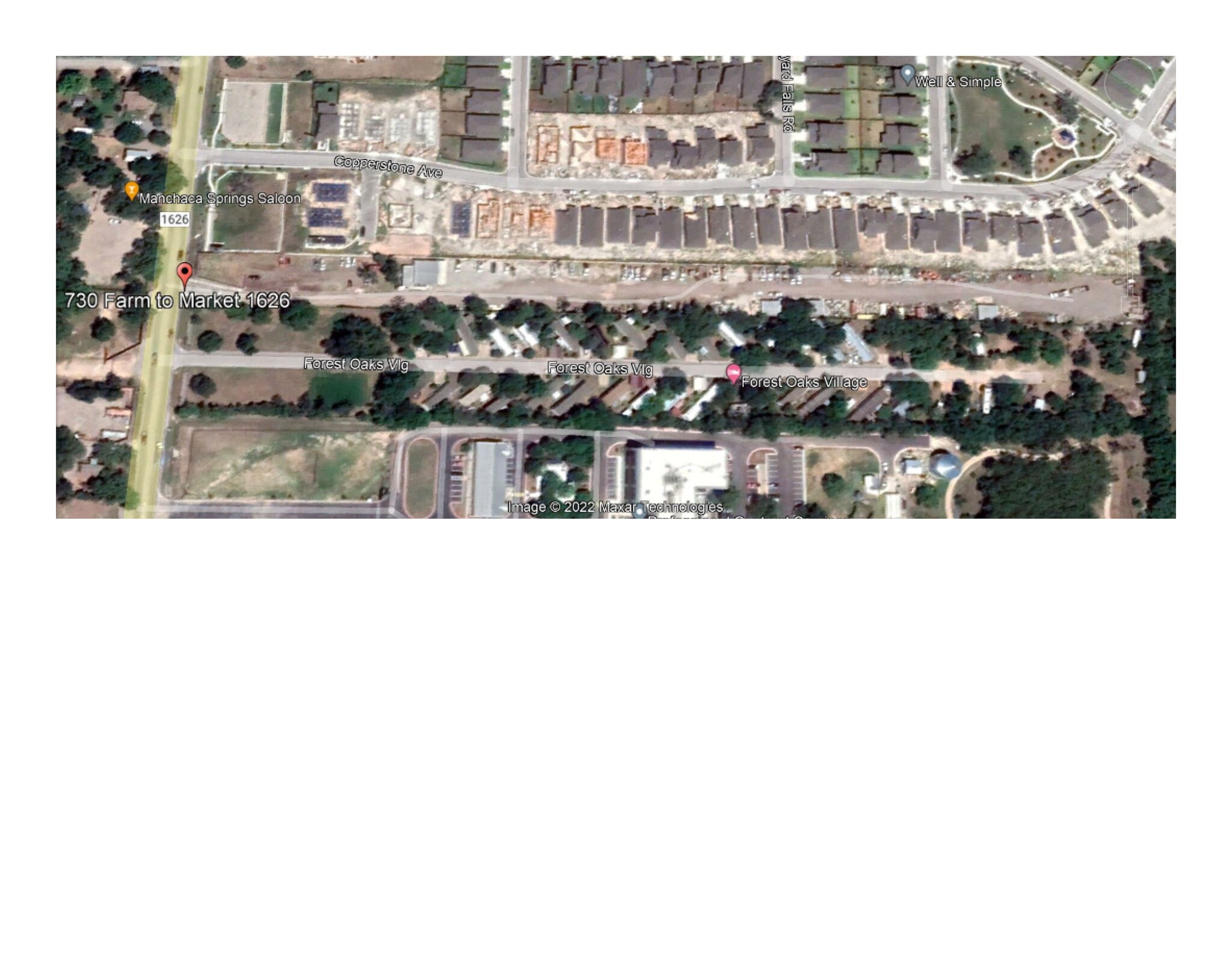 730 W FM 1626, Austin, TX à louer Plan de site– Image 1 sur 3