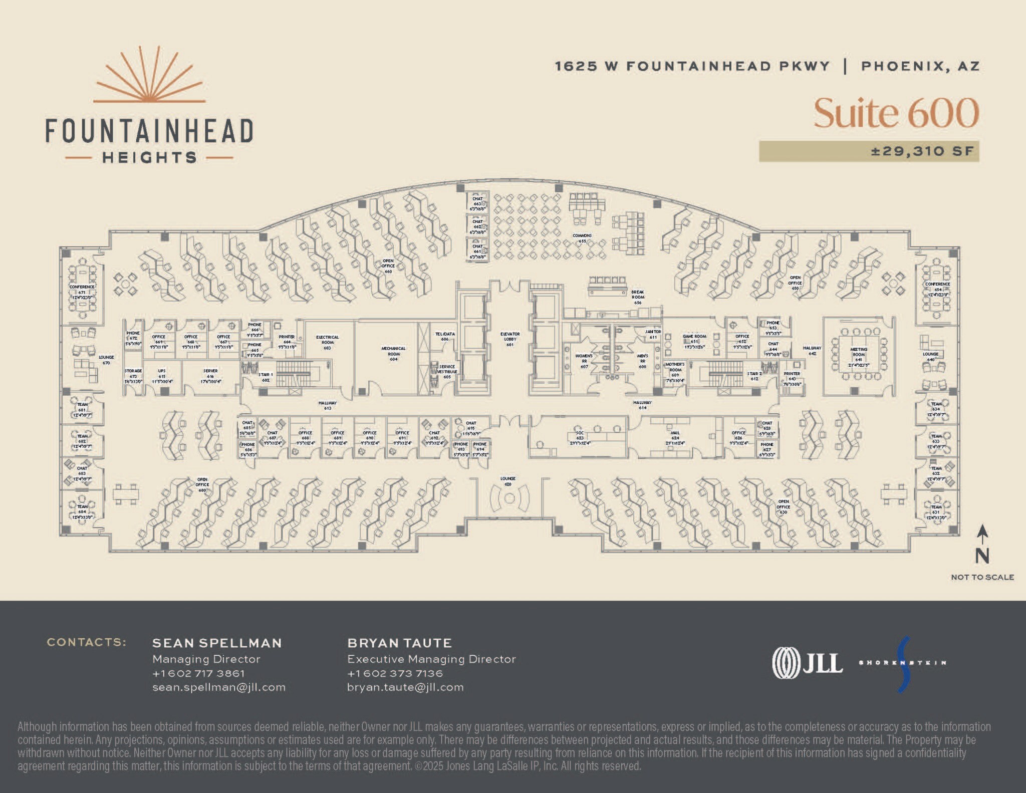 1601 W Fountainhead Pky, Tempe, AZ à louer Plan d’étage– Image 1 sur 1