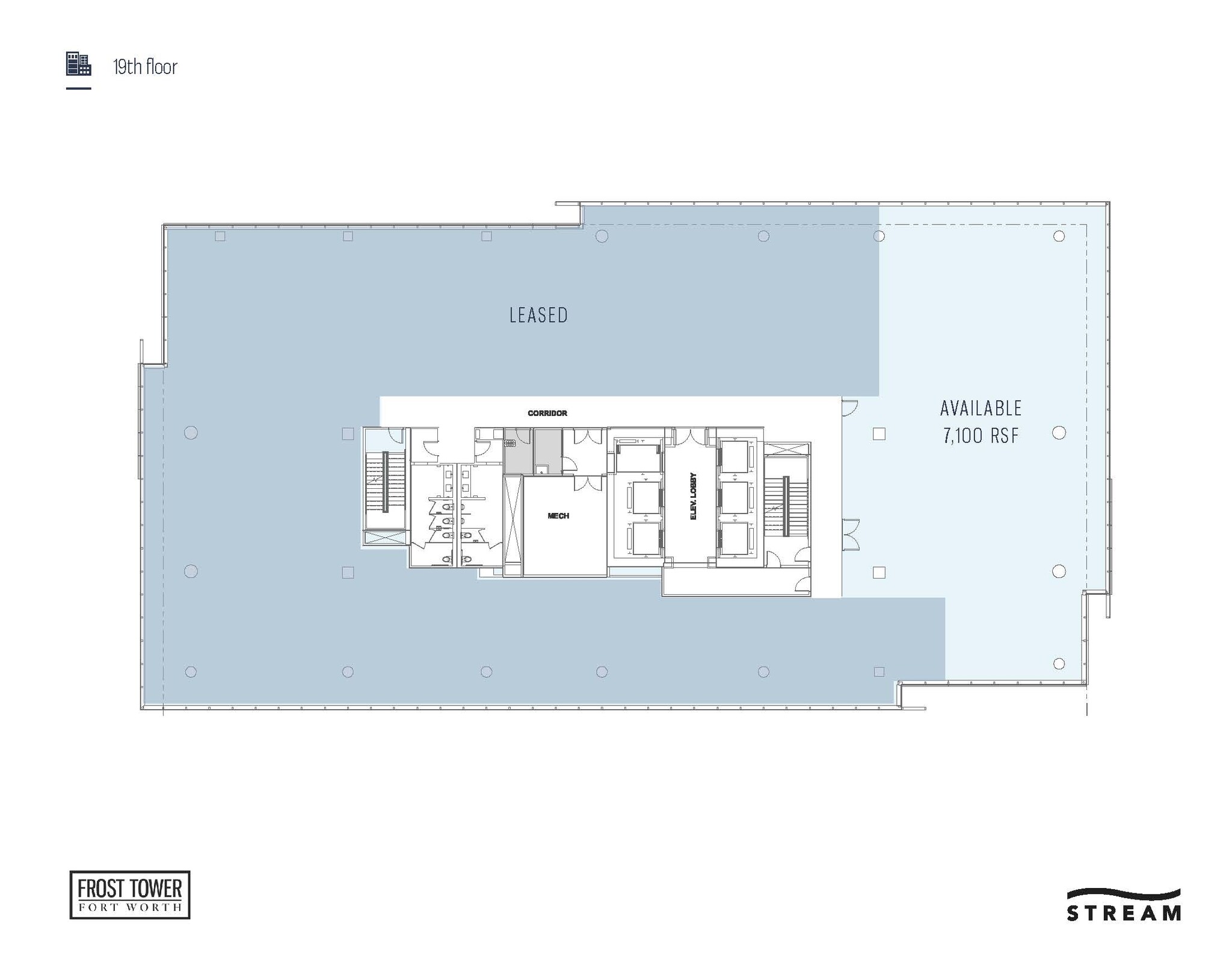 640 Taylor St, Fort Worth, TX à louer Plan d’étage– Image 1 sur 1