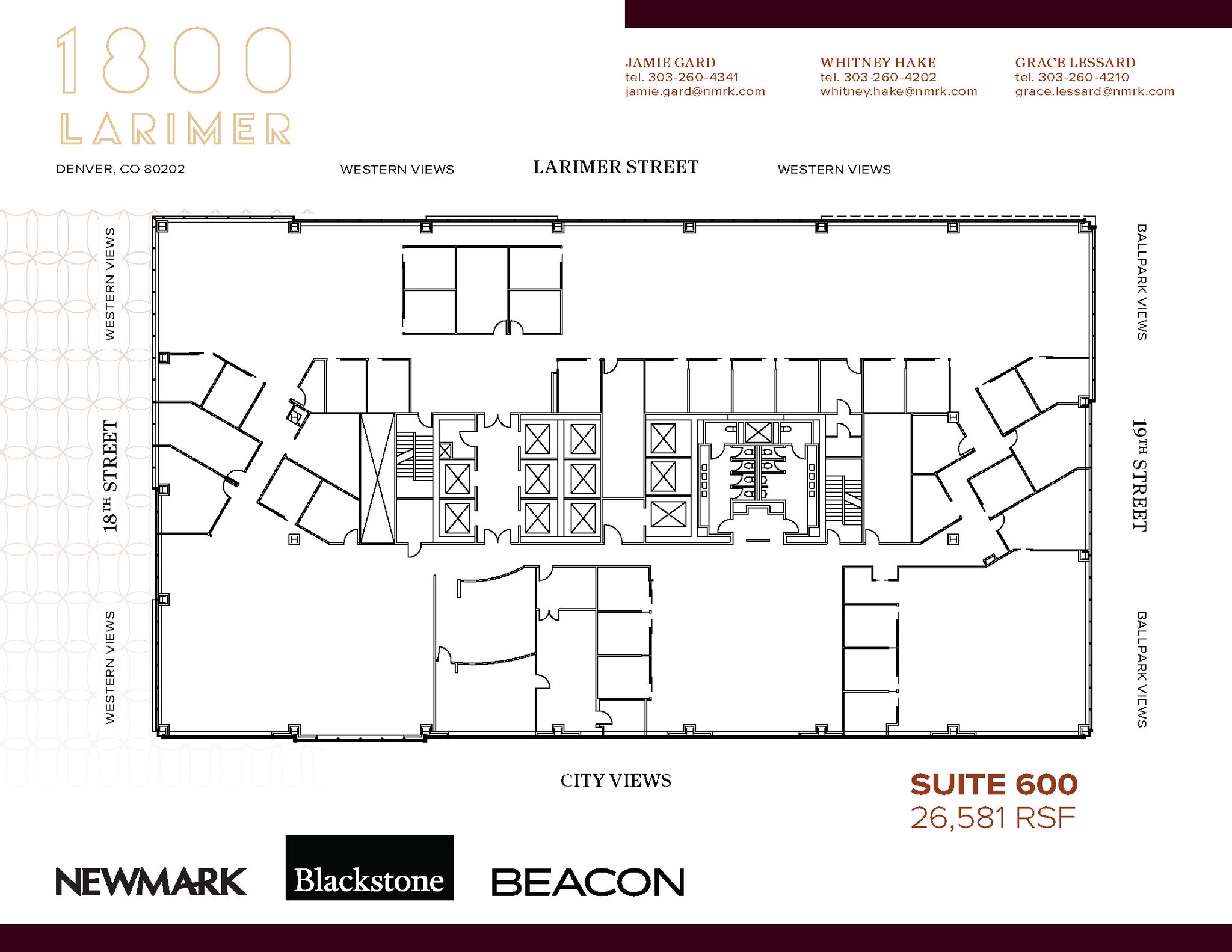 1800 Larimer St, Denver, CO à louer Plan d’étage– Image 1 sur 1