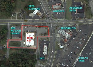 1123 N Raleigh St, Rocky Mount, NC - VUE AÉRIENNE  vue de carte