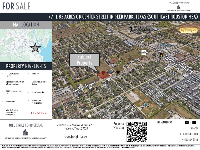 4501 Center St, Deer Park, TX à vendre - Aérien – Image 1 sur 8