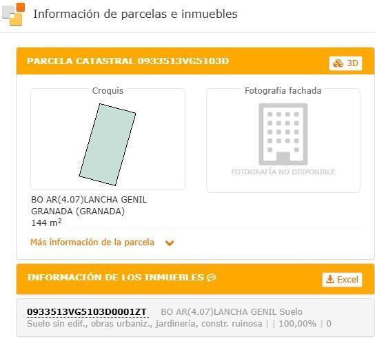 Calle las Acacias, 1, Granada, Granada à vendre - Plan de site – Image 2 sur 3