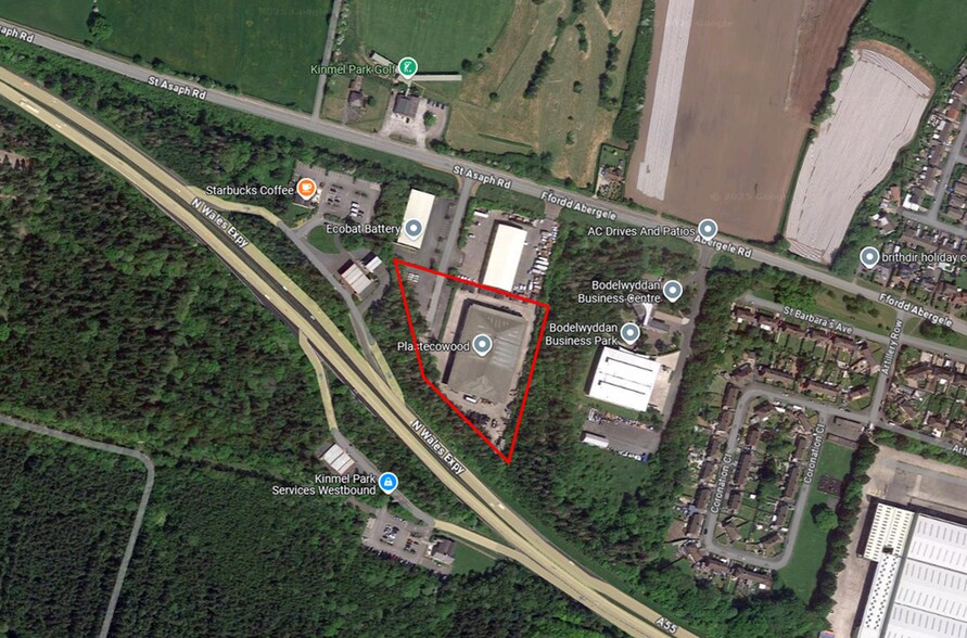 Abergele Rd, Rhyl à vendre - Aérien – Image 2 sur 5