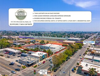 Plus de détails pour 211-230 S Riverside Ave, Rialto, CA - Local commercial à vendre