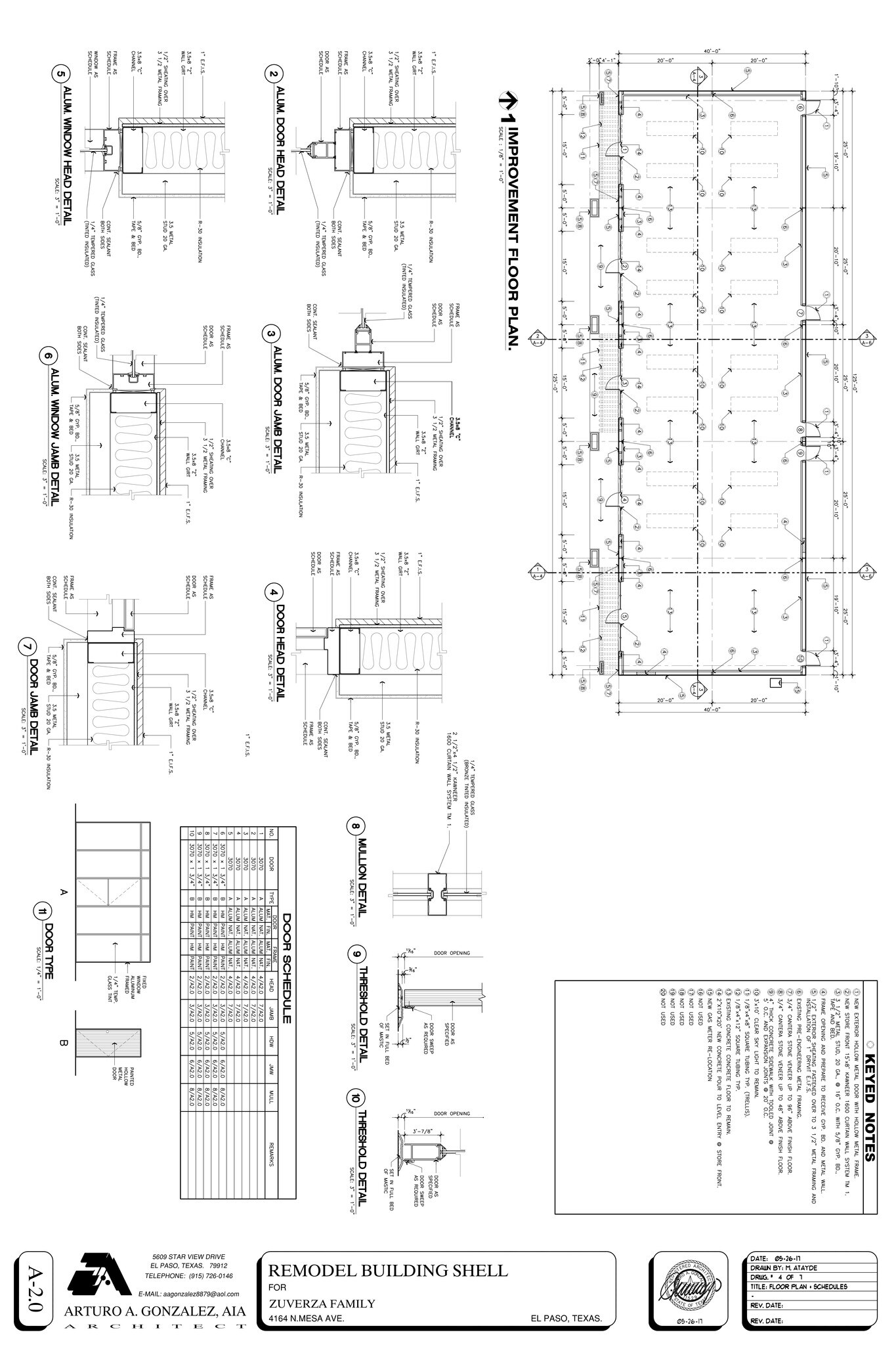 4164 N Mesa St, El Paso, TX à louer Plan de site– Image 1 sur 1