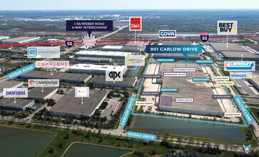 901 Carlow Dr, Bolingbrook, IL - Vue aérienne vue de carte