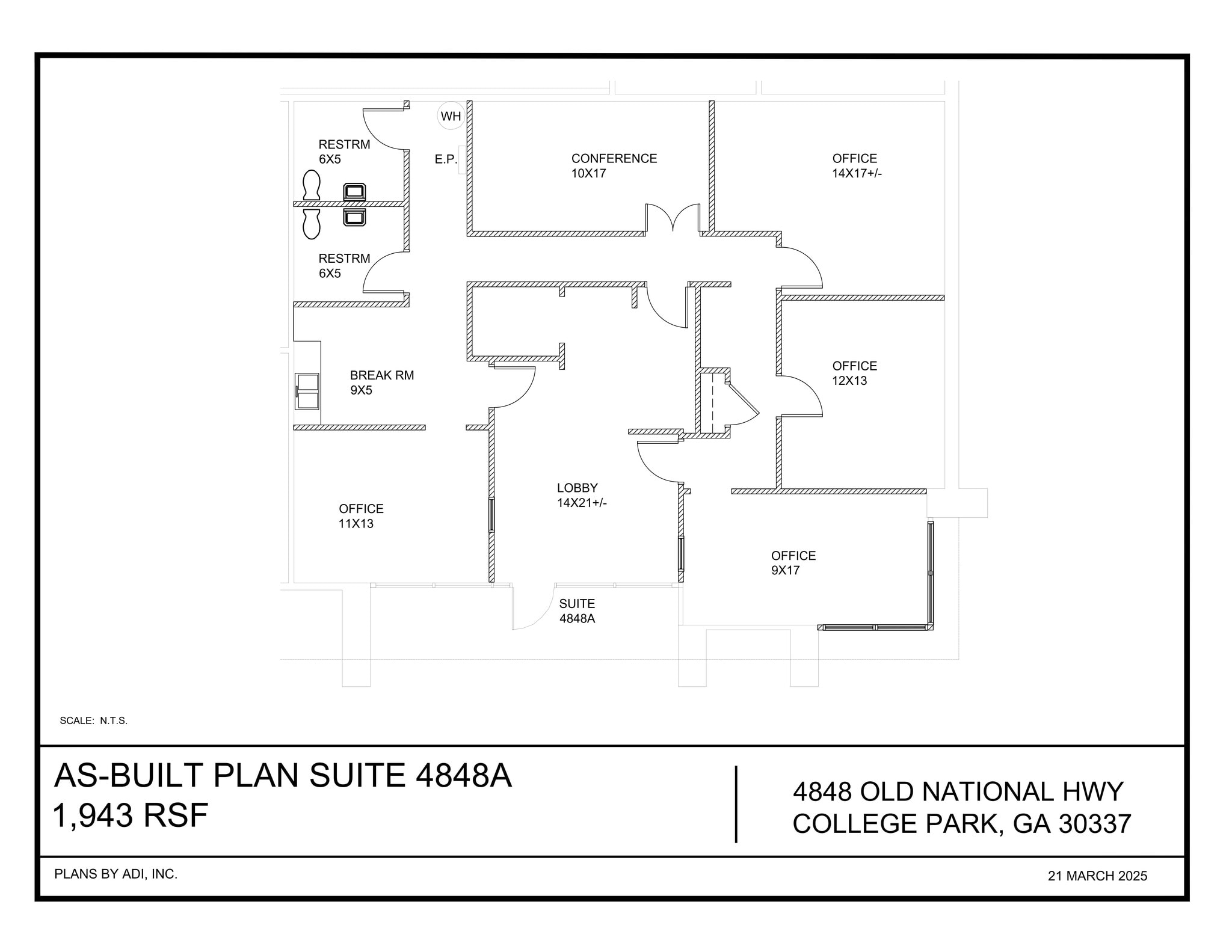 4810-4820 Old National Hwy, Atlanta, GA à louer Plan de site– Image 1 sur 1