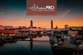 Brest - VUE AÉRIENNE  vue de carte