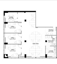1701 K St NW, Washington, DC à louer Plan d’étage– Image 2 sur 2