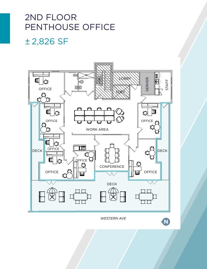 2510 Western Ave, Seattle, WA à louer Plan d’étage– Image 1 sur 1